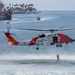 An MH-60T Sikorsky Jayhawk Helicopter Conducts an Aerial Demonstration for LA Fleet Week