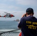 An MH-60T Sikorsky Jayhawk Helicopter Conducts an Aerial Demonstration for LA Fleet Week