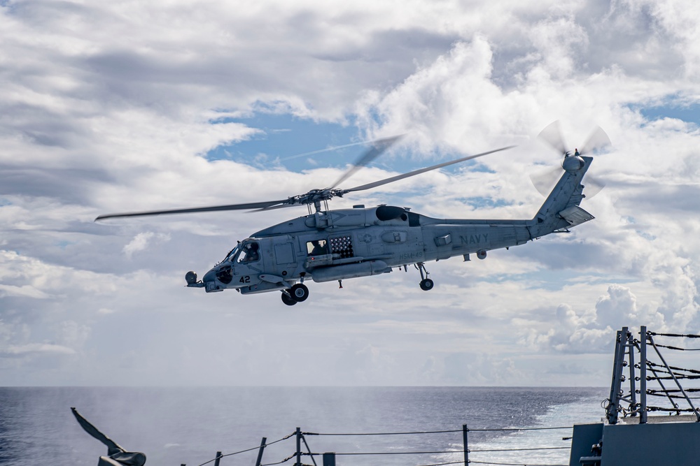 Helicopter Takes Off