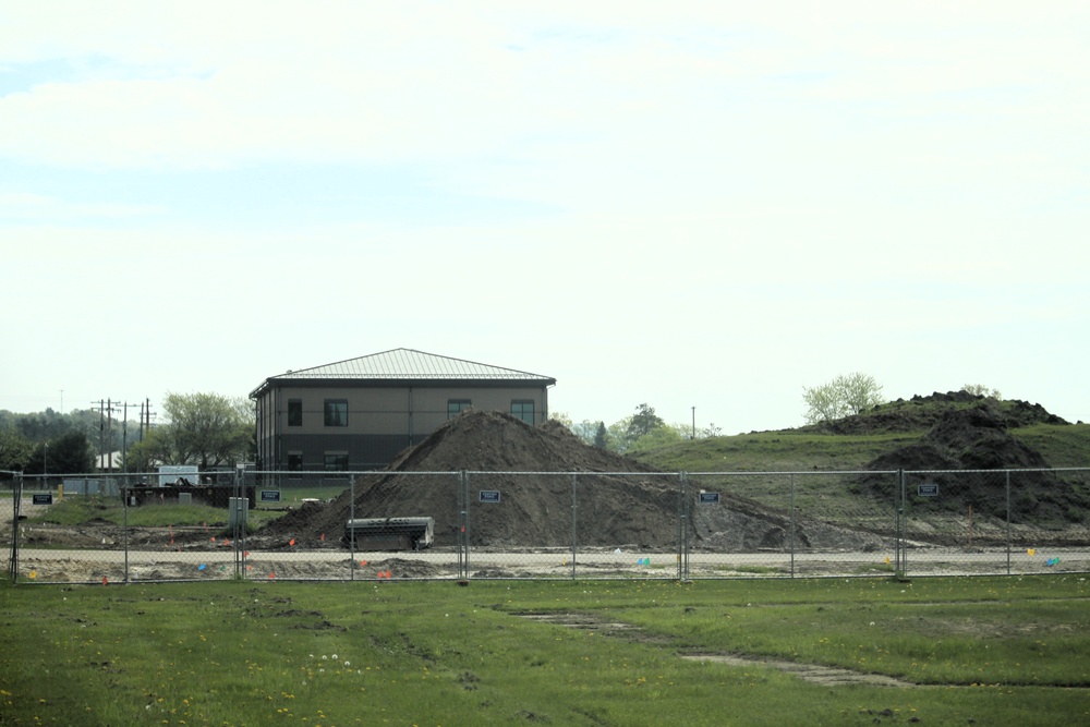 Progress in May 2025 on $55.75 million Collective Training Officers Quarters Project at Fort McCoy