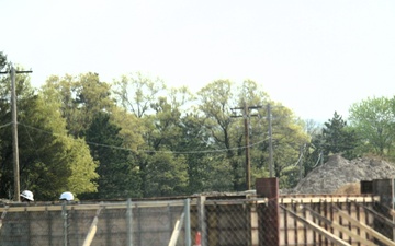 Photo Essay: Progress in May 2025 on $55.75 million Collective Training Officers Quarters Project at Fort McCoy