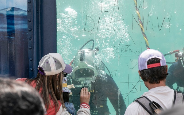 U.S. Navy Underwater Construction Mechanics at LA Fleet Week