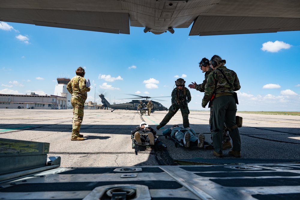 34th Aeromedical Evacuation Squadron trains during Mountain Medic joint service exercise
