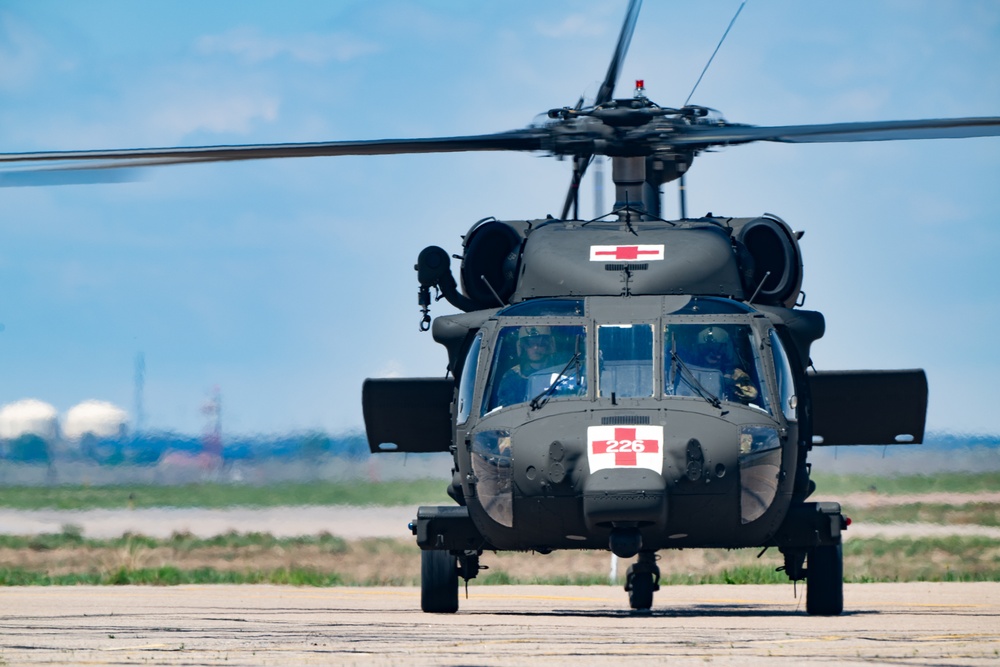 34th Aeromedical Evacuation Squadron trains during Mountain Medic joint service exercise