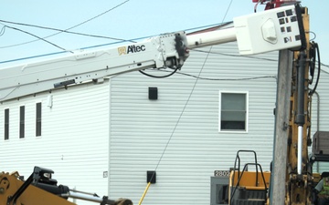 Infrastructure work at Fort McCoy