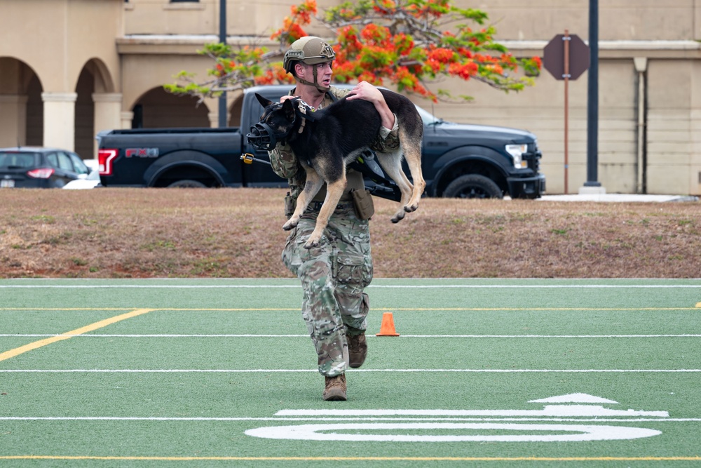 Andersen AFB hosts PACAF ACSA K9 competition