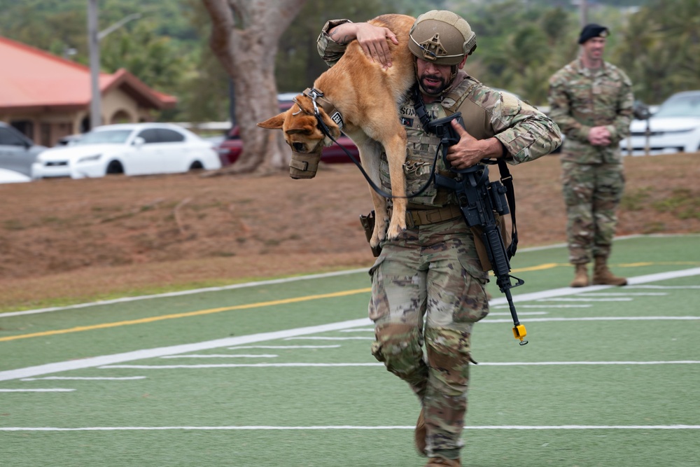 Andersen AFB hosts PACAF ACSA K9 competition
