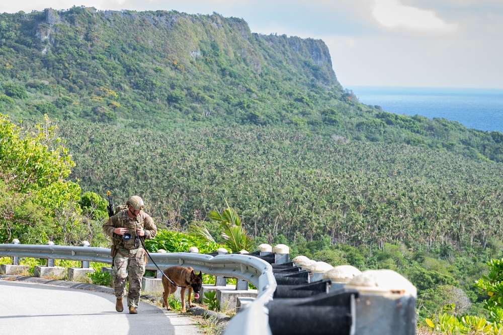 Andersen AFB hosts PACAF ACSA K9 competition
