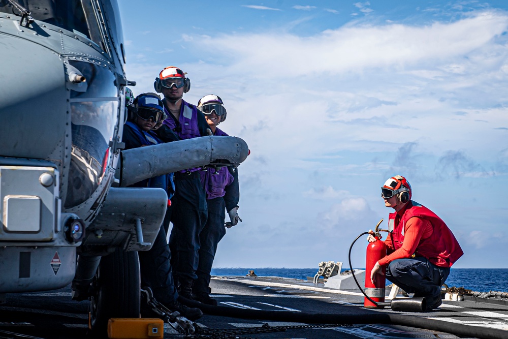 Sailors Conduct Flight Operations