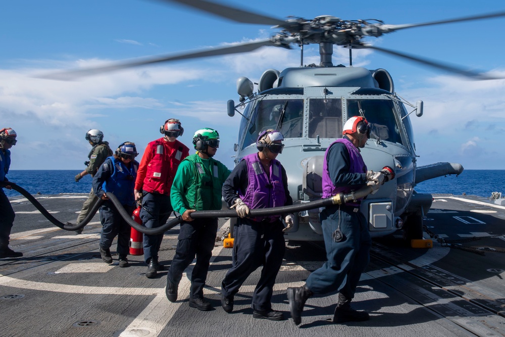 Sailors Conduct Flight Operations