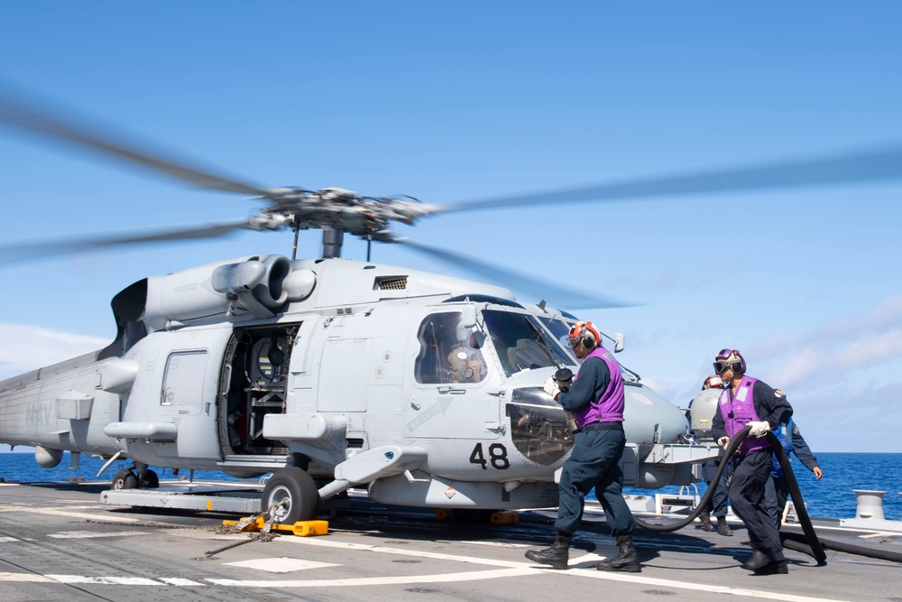 Sailors Conduct Flight Operations