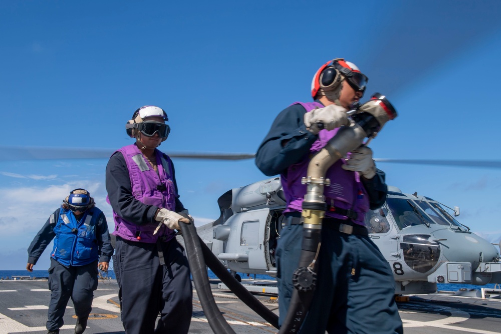 Sailors Conduct Flight Operations
