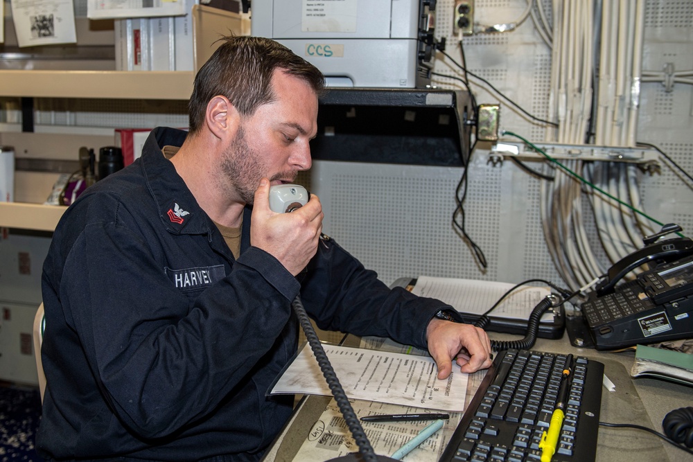 Sailor Uses Radio
