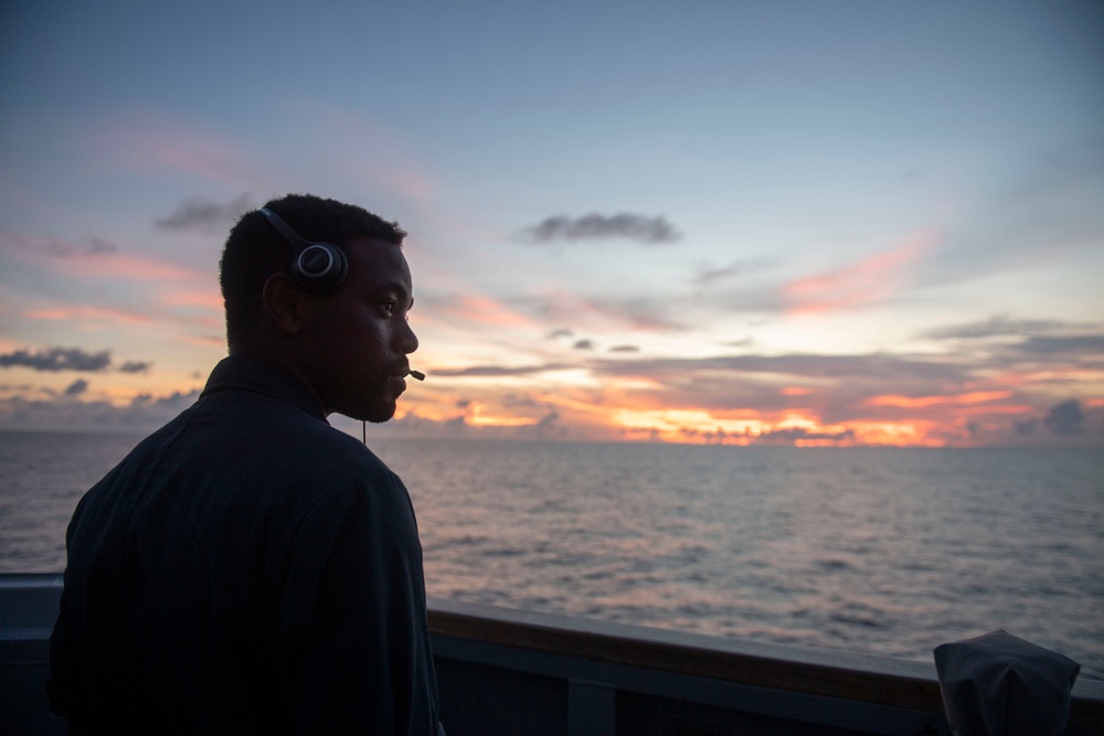 Sailor Stands Watch