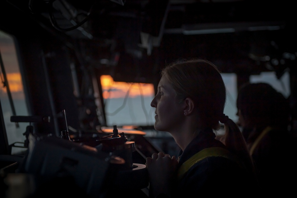 Sailor Stands Watch