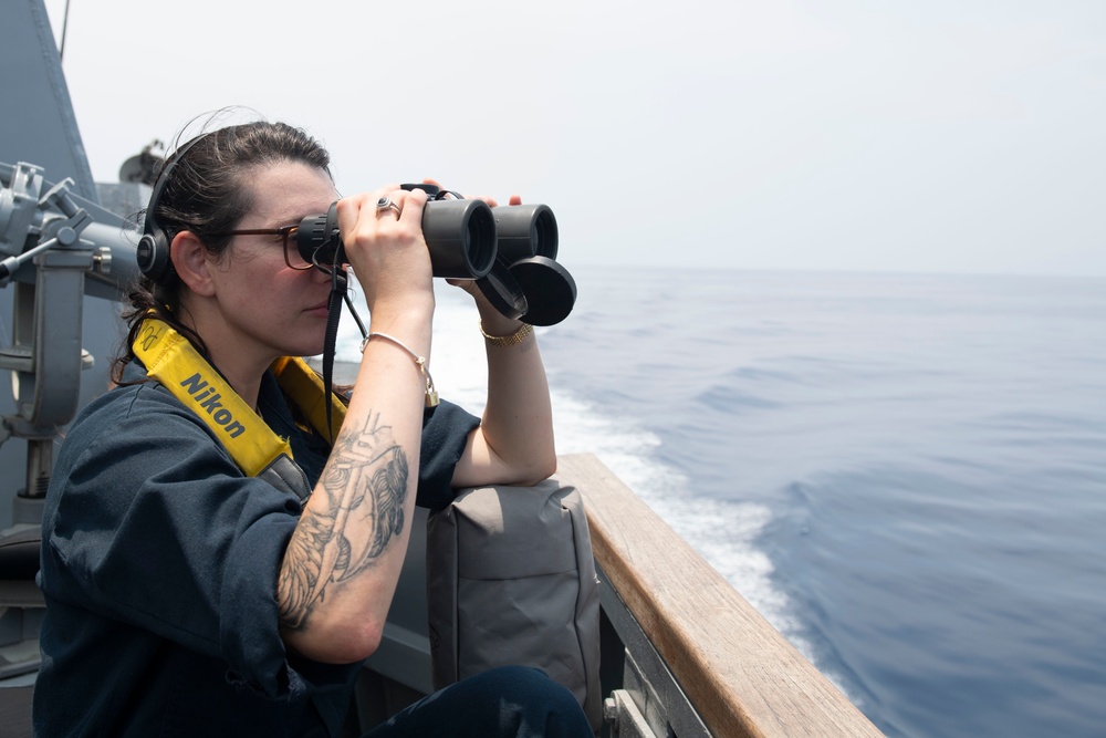 Sailor Stands Watch
