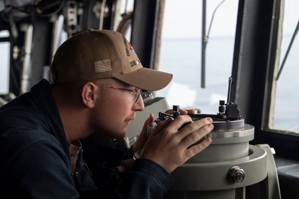 Sailor Stands Watch