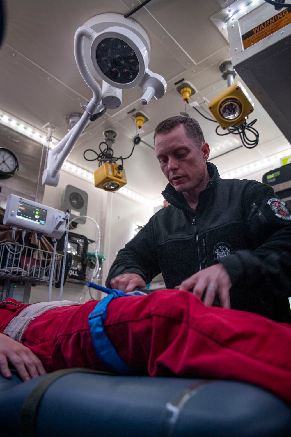 Sailor Demonstrates Tactical Casualty Combat Care