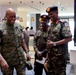 U.S. Marine Corps Gen. Michael Langley conducts a walkthrough with Kenyan Gen. Charles Kahariri at the African Chiefs of Defense Conference 2025