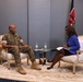 U.S. Marine Corps Gen. Michael Langley meets with journalist at the African Chiefs of Defense Conference 2025
