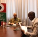 U.S. Marine Corps Gen. Michael Langley meets with journalist at the African Chiefs of Defense Conference 2025