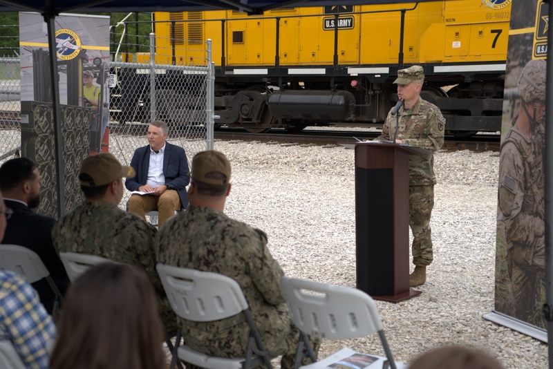 Modernization ensures lethality: CAAA new explosive railcar holding yard delivers critical munitions outload readiness