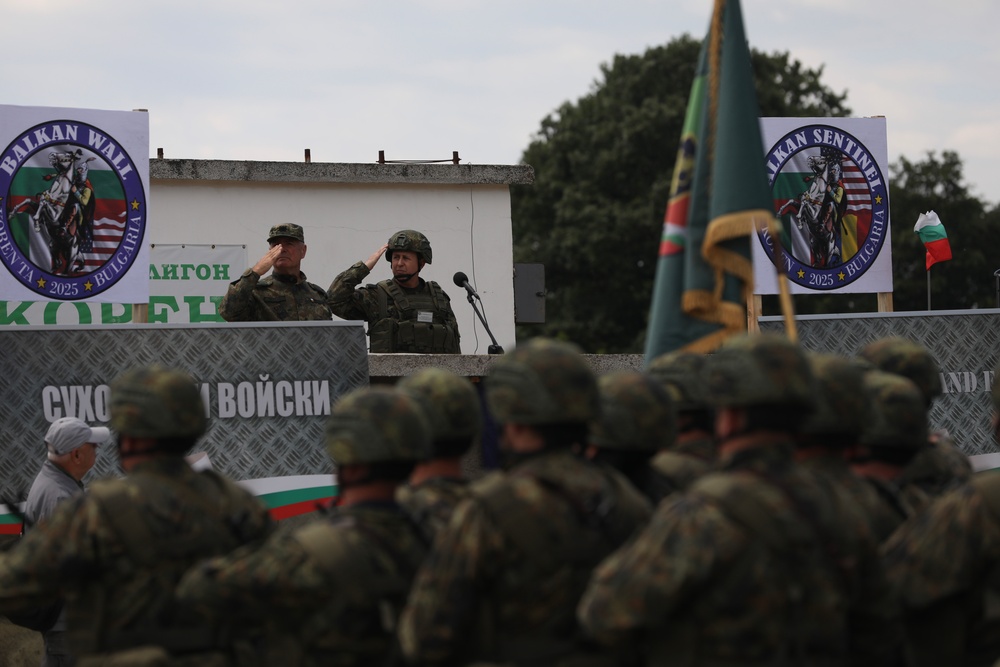 Balkan Sentinel Opening Ceremony in Bulgaria