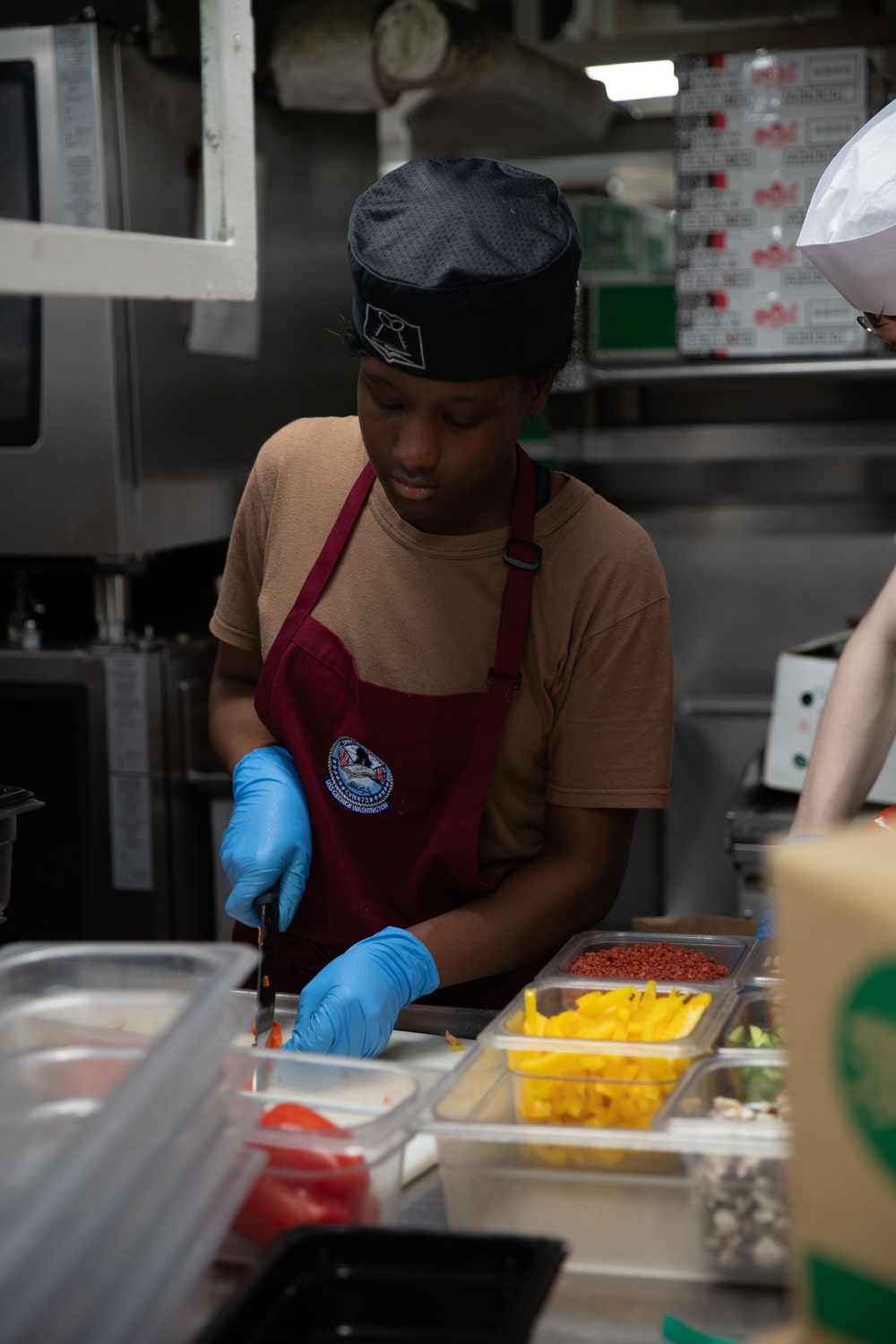 Sailors Prepare Meals on the USS George Washington