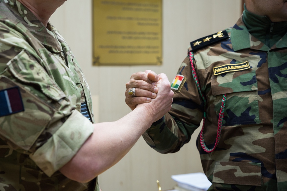 Peshmerga Conduct Graduation Ceremony with Coalition