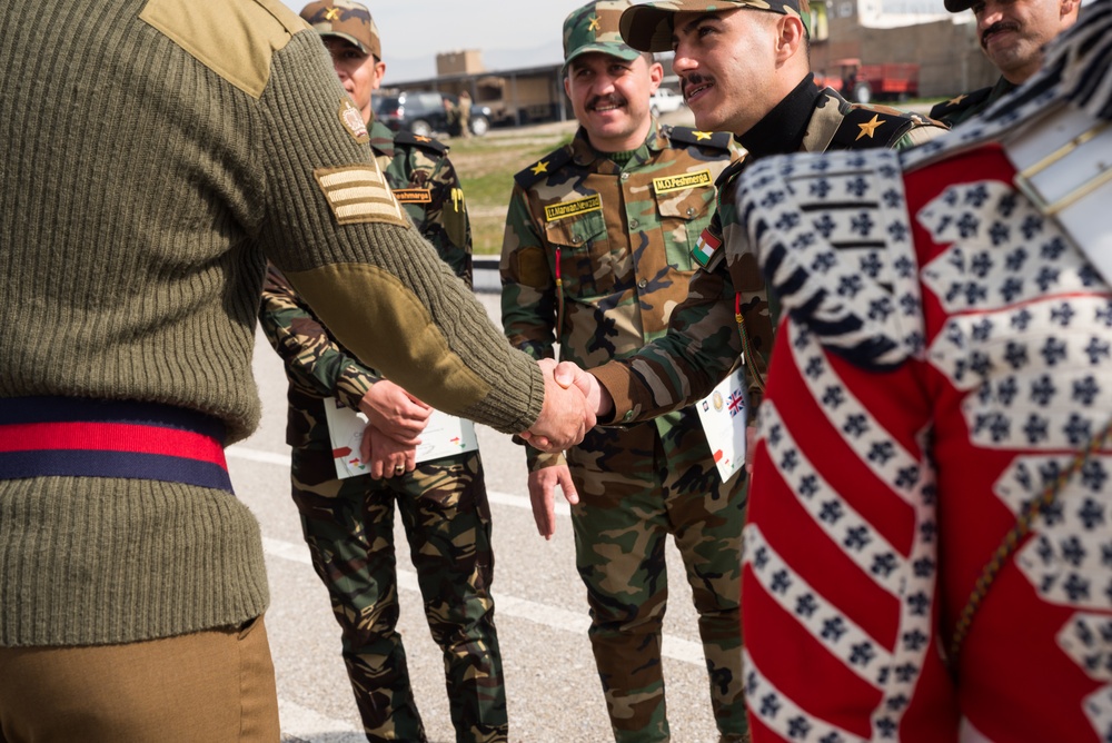 Peshmerga Conduct Graduation Ceremony with Coalition