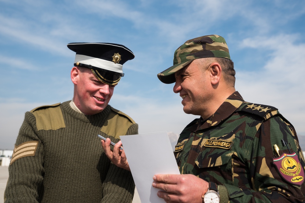 Peshmerga Conduct Graduation Ceremony with Coalition