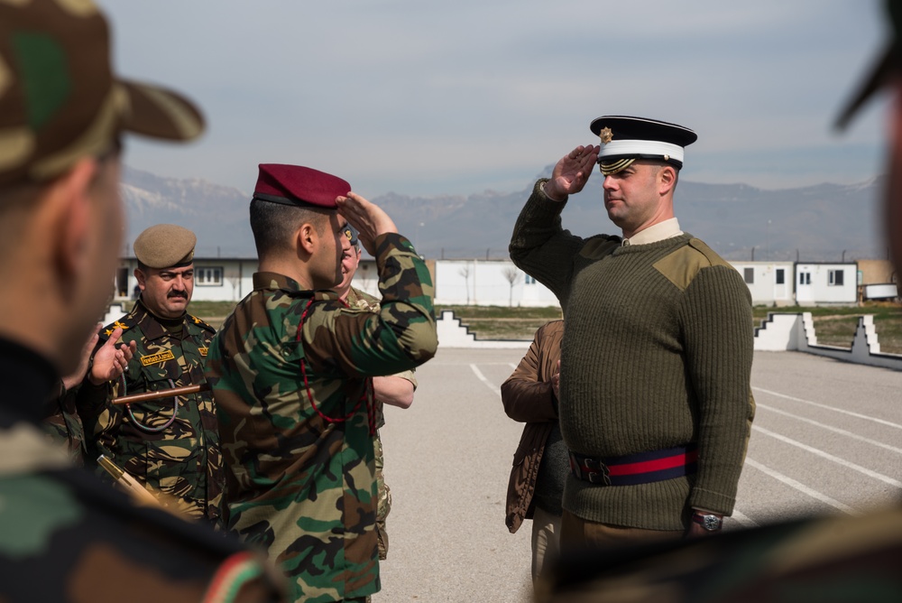 Peshmerga Conduct Graduation Ceremony with Coalition