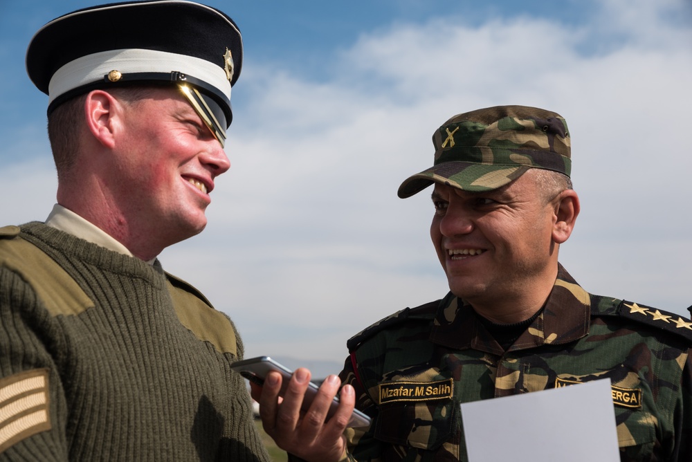 Peshmerga Conduct Graduation Ceremony with Coalition