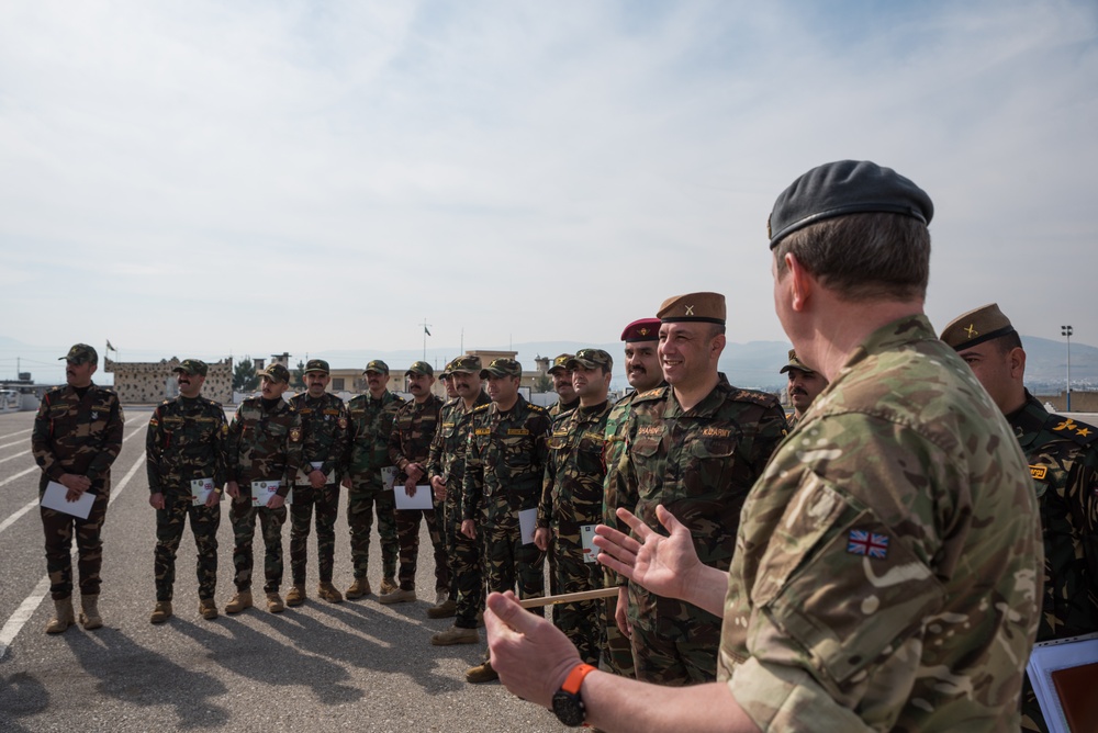Peshmerga Conduct Graduation Ceremony with Coalition