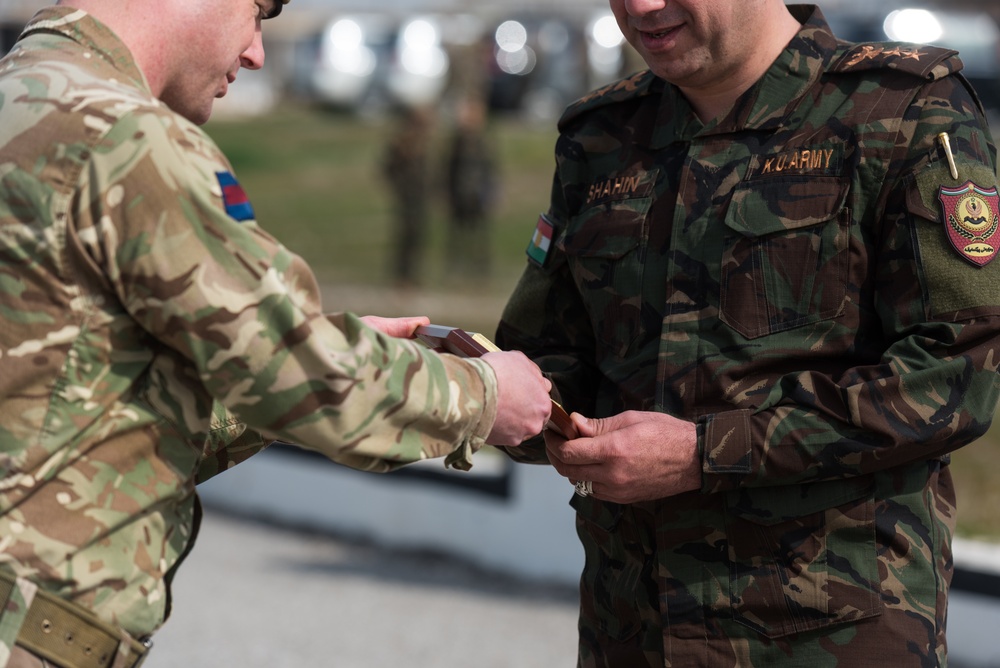 Peshmerga Conduct Graduation Ceremony with Coalition