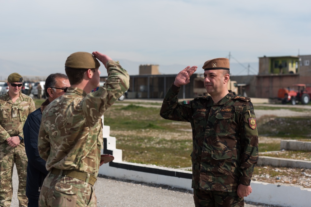 Peshmerga Conduct Graduation Ceremony with Coalition