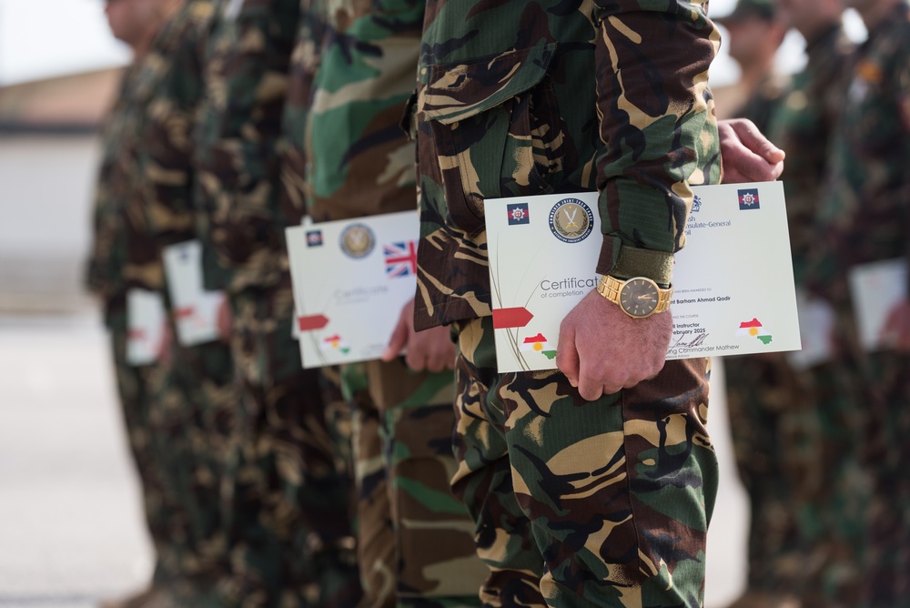Peshmerga Conduct Graduation Ceremony with Coalition