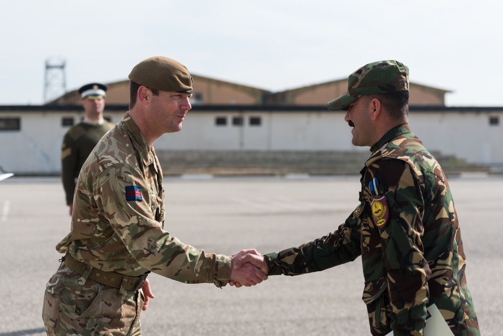 Peshmerga Conduct Graduation Ceremony with Coalition