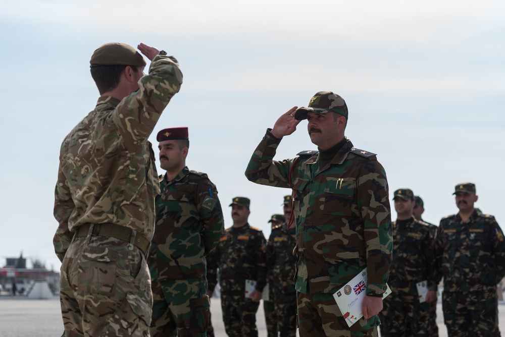 Peshmerga Conduct Graduation Ceremony with Coalition