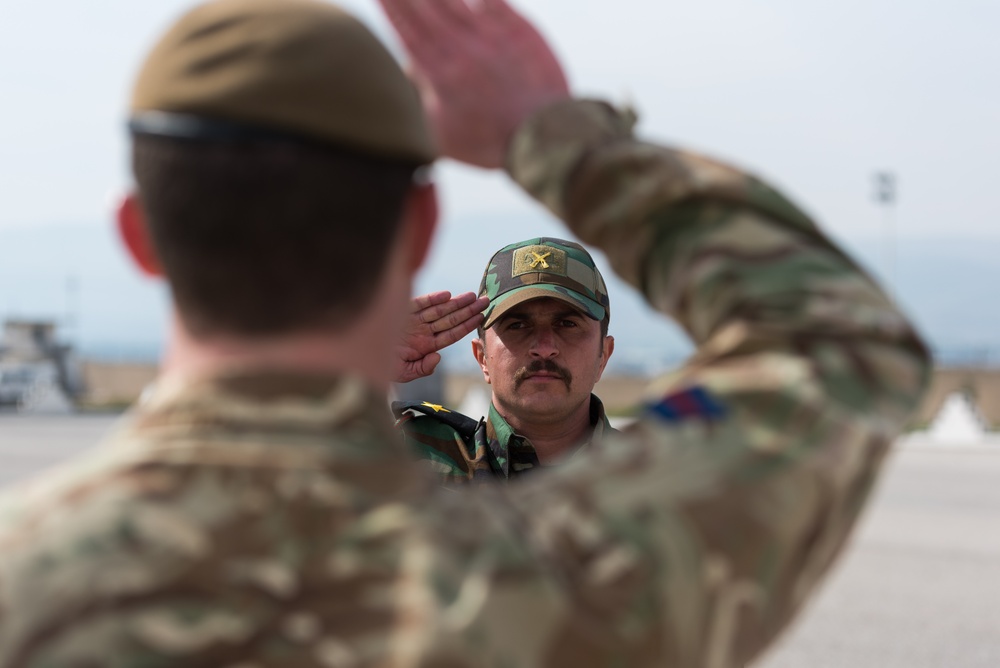 Peshmerga Conduct Graduation Ceremony with Coalition