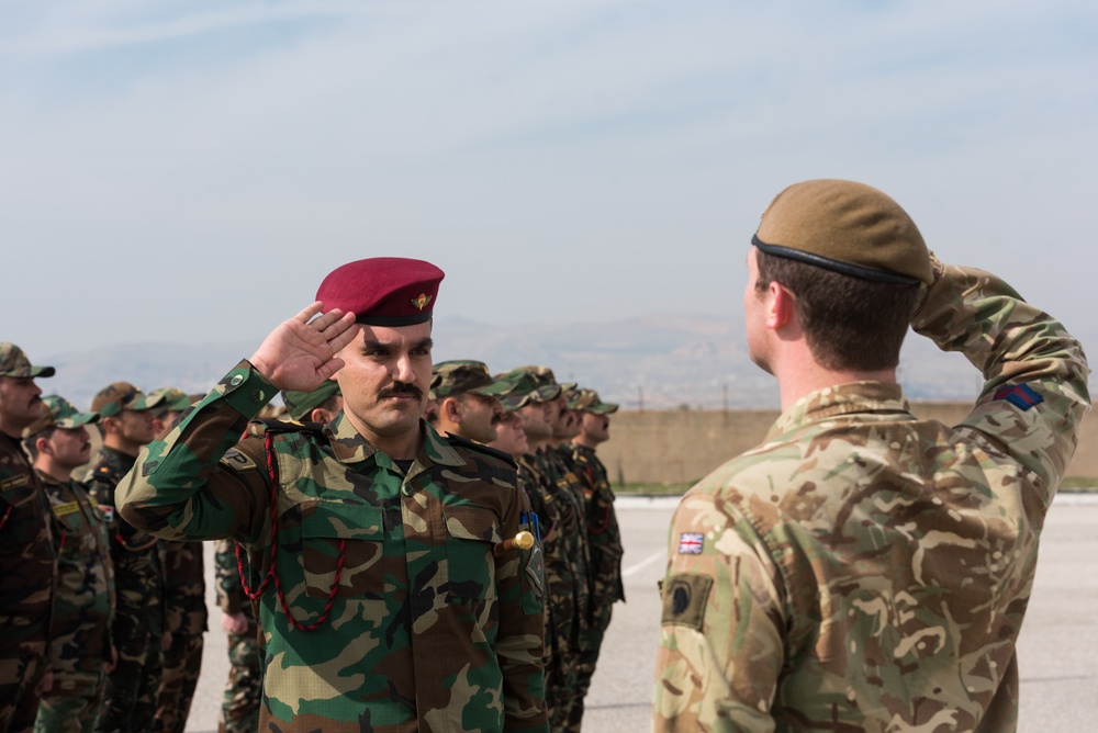 Peshmerga Conduct Graduation Ceremony with Coalition