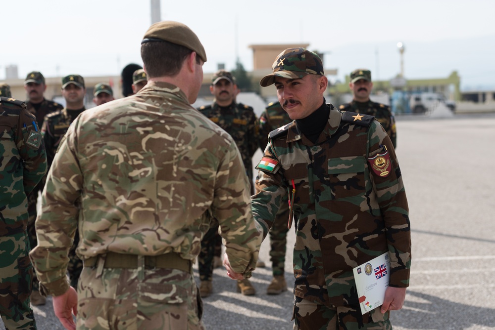 Peshmerga Conduct Graduation Ceremony with Coalition