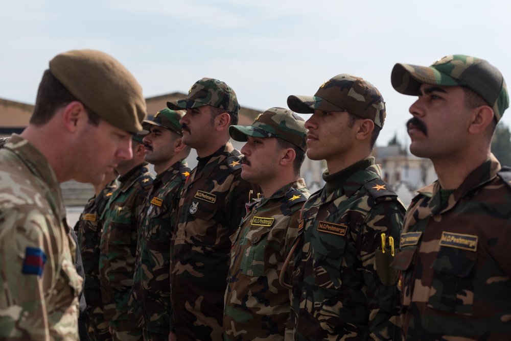 Peshmerga Conduct Graduation Ceremony with Coalition