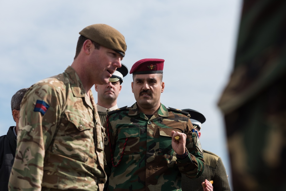 Peshmerga Conduct Graduation Ceremony with Coalition