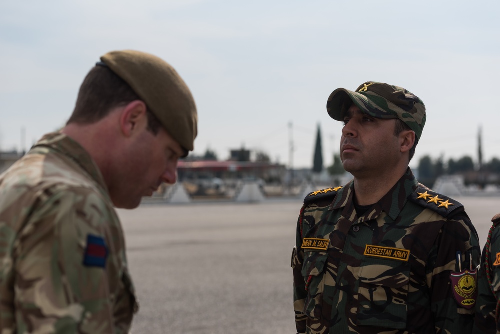 Peshmerga Conduct Graduation Ceremony with Coalition