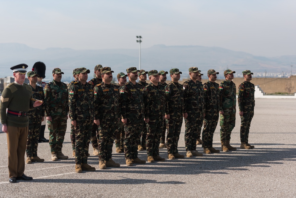 Peshmerga Conduct Graduation Ceremony with Coalition