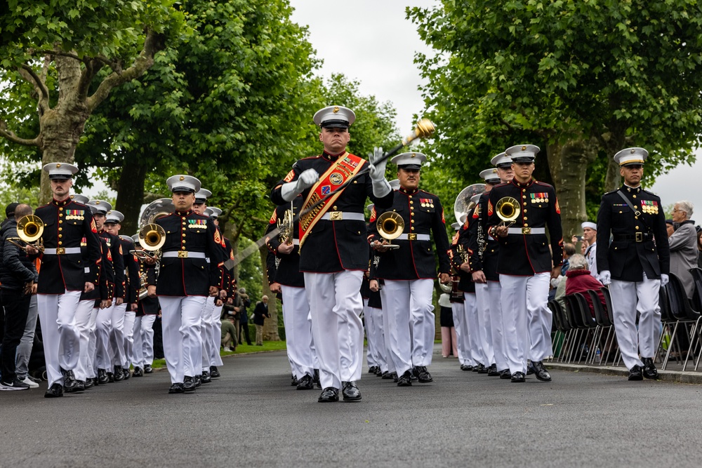 1st MARDIV Marines participate in Aisne-Marne Belleau Wood Ceremony 2025