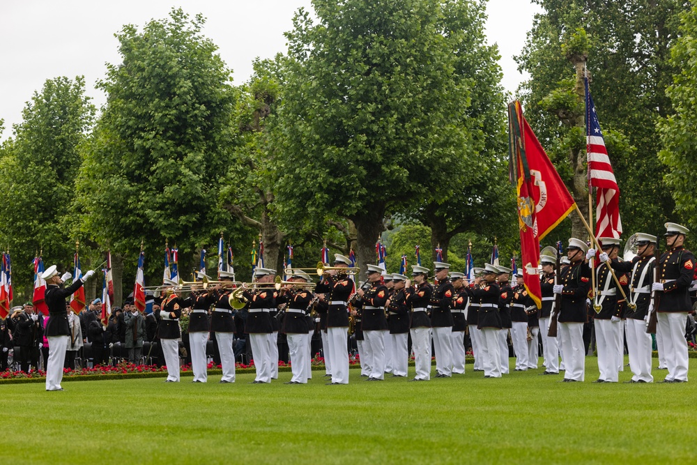 1st MARDIV Marines participate in Aisne-Marne Belleau Wood Ceremony 2025