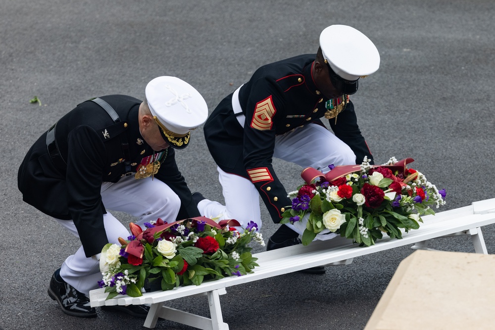 1st MARDIV Marines participate in Aisne-Marne Belleau Wood Ceremony 2025