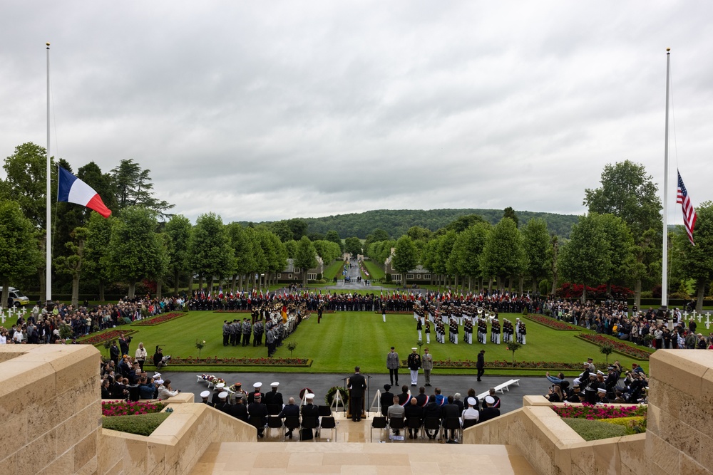 1st MARDIV Marines participate in Aisne-Marne Belleau Wood Ceremony 2025